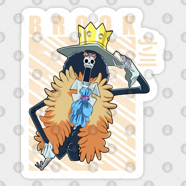 Brook - One Piece Sticker by Otaku Emporium